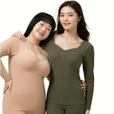 Seamless Heated Long Underwear Plus Size - Okay Trendy